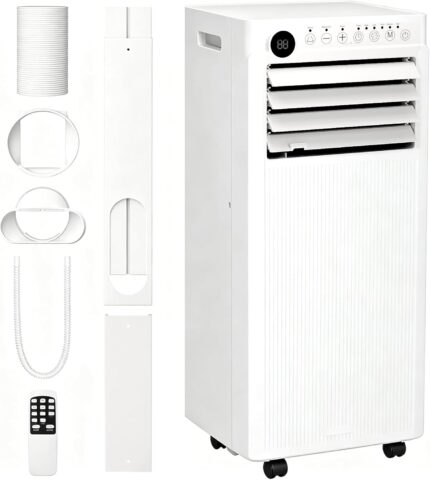 10000BTUs Portable Air Conditioner for Bedroom with Drainage-free Cooling