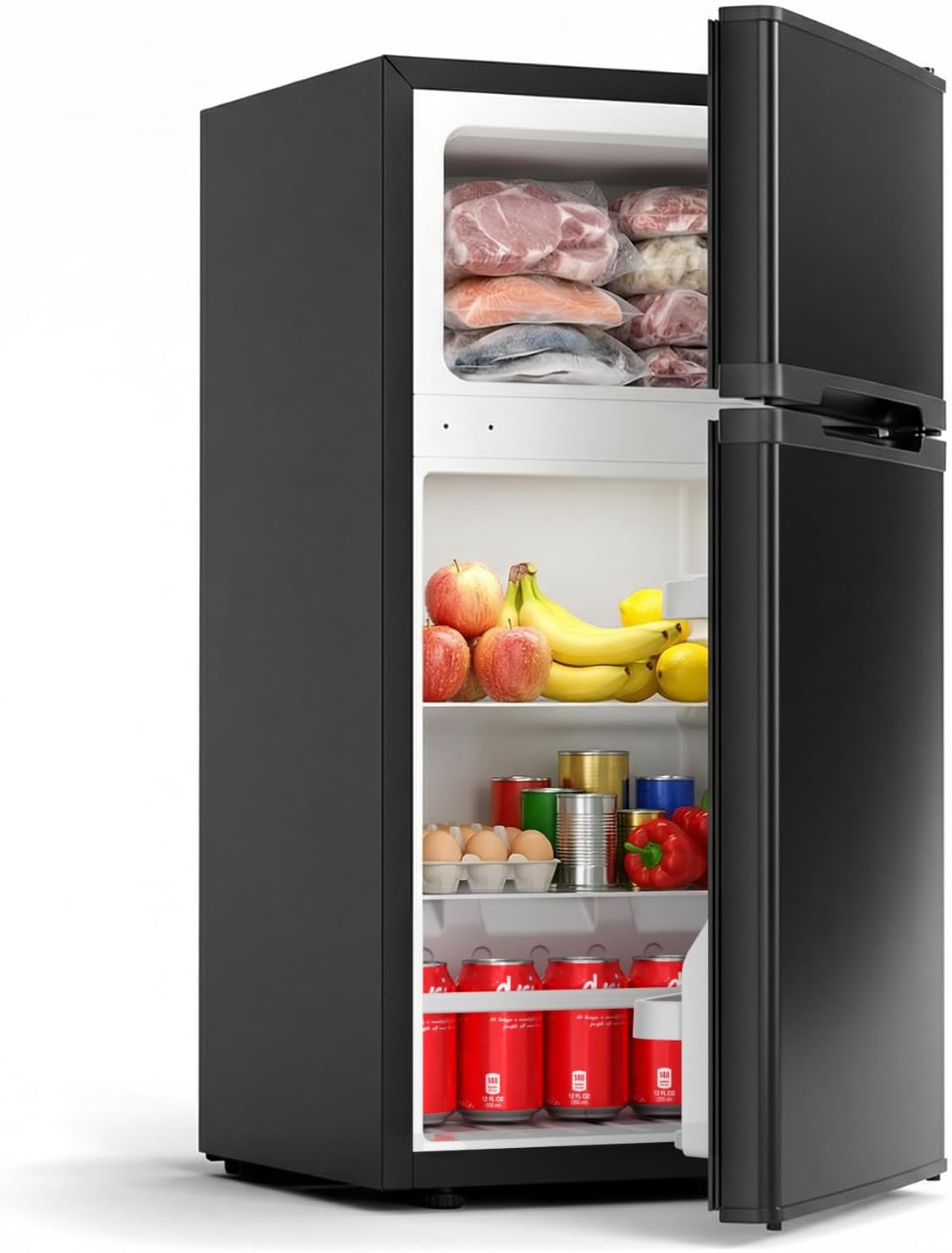 25-cuft-dorm-fridge-with-freezer-double-reversible-door-compact-refrigerator-with-2-removable-shelves-7123401 2.5 Cu.Ft Dorm Fridge with Freezer, Double Reversible Door Compact Refrigerator with 2 Removable Shelves