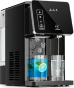26LBS/24H Countertop Ice Machine with 3.3L Removable Water Tank