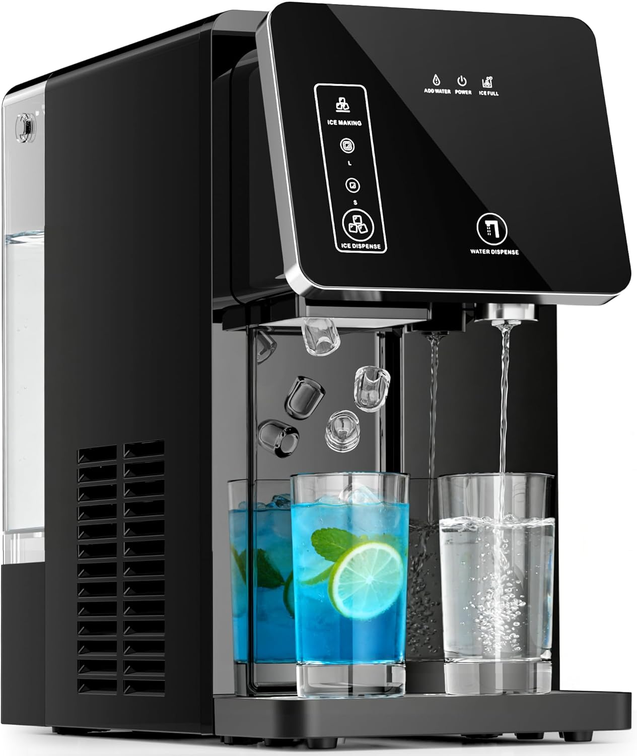26lbs24h-countertop-ice-machine-with-33l-removable-water-tank-1995804 26LBS/24H Countertop Ice Machine with 3.3L Removable Water Tank