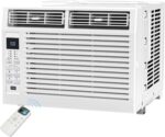 6,000 BTU Window Air Conditioner, 6 in 1 Modes Air Conditioner Window Unit with Remote Control