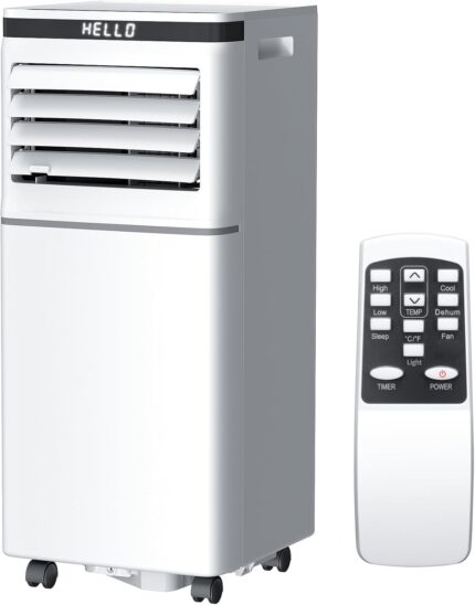 8000BTU Portable Air Conditioner 3-in-1 with 24H Timer AC5422