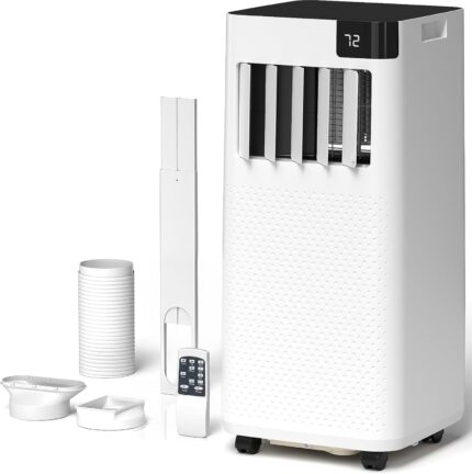 8,080 BTU Portable Air Conditioner, 3 in 1 Portable AC with Cool, Dry, Fan Modes