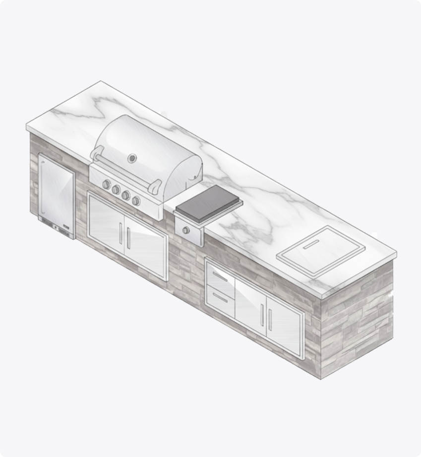 CustomOutdoorKitchenIsland-I