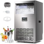 Antarctic Star 100Lbs/24H Commercial Ice Maker 58045RCI0-STEEL