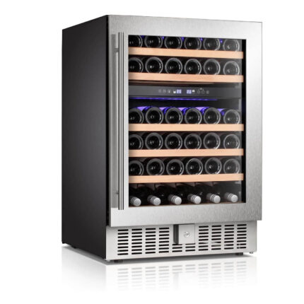 Antarctic Star 24″ Wine Cooler Beverage Refrigerator Beer Digital Temperature Memory Glass Door
