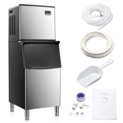 Antarctic Star Commercial Ice Maker Machine Freezer Large Storage