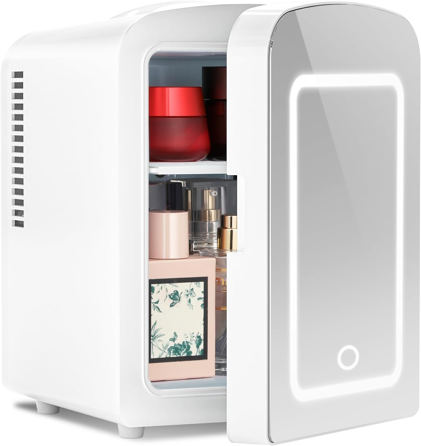 antarctic-star-makeup-compact-refrigerator-with-led-mirror-6993697 Antarctic Star Makeup Compact Refrigerator With LED Mirror