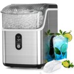 Antarctic Star Nugget Ice Maker with Soft Chewable Pellet Ice 34lbs/24H