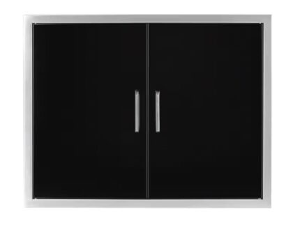 Wildfire 30 X 24 Black 304 Stainless Steel Double Access Door
