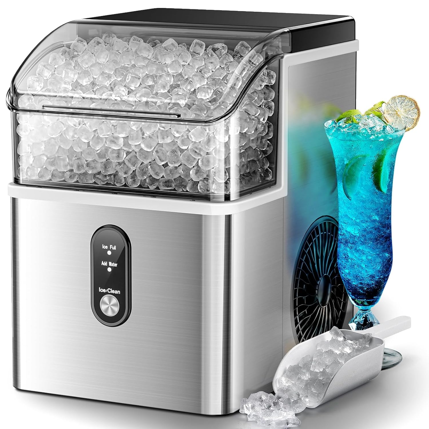 nugget-ice-maker-countertop33lbs24h-ice-machine-with-chewable-ice-9218444 Nugget Ice Maker Countertop,33Lbs/24H Ice Machine with Chewable Ice