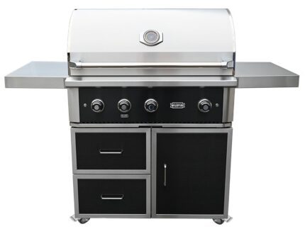 Wildfire Ranch Pro 36-Inch Black 304 Stainless Steel Freestanding Gas Grill