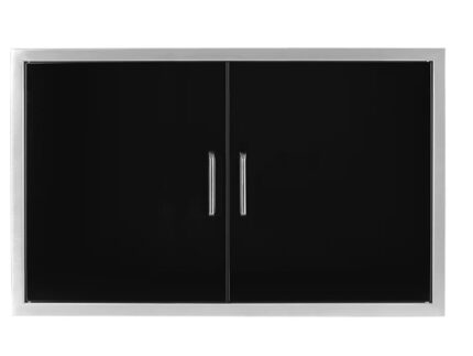 Wildfire 38 X 21 Black 304 Stainless Steel Double Access Door
