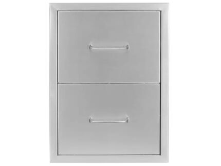 Wildfire 16 X 22 304 Stainless Steel Double Access Drawer