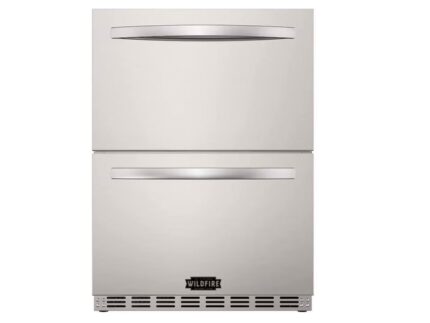 Wildfire 24-Inch 5.3 Cu. Ft. Dual Drawer Stainless Steel Outdoor Refrigerator